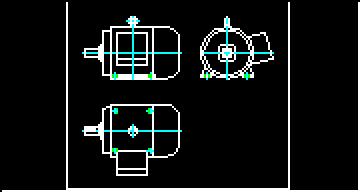 各种电机cad图集