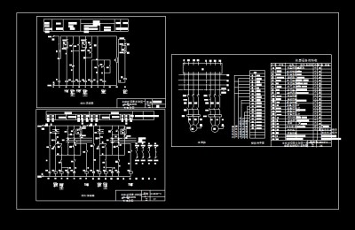 消防栓用消防泵一用一备全压启动控制电路图(10-12页).dwg