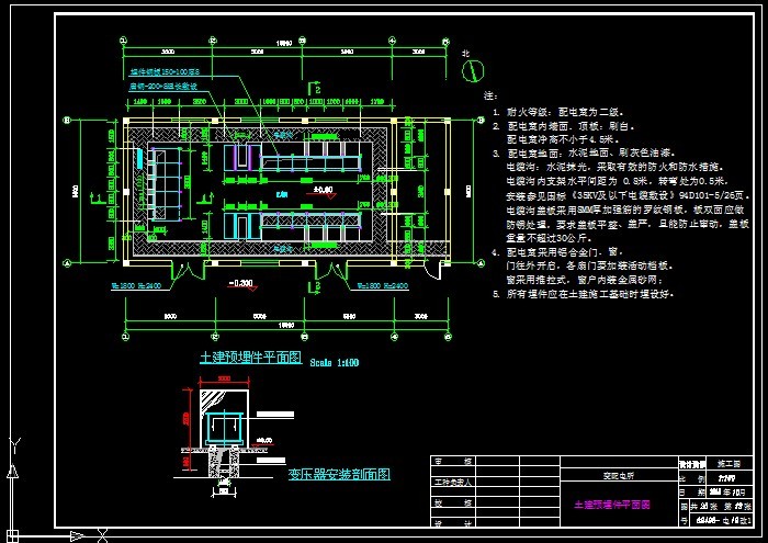 10kv变电所kyn28经典图纸