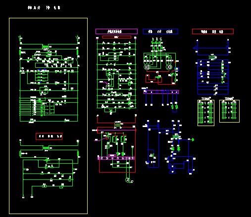 電氣控制_電氣元件結構圖_cad圖庫___下圖紙_dq123電氣天下